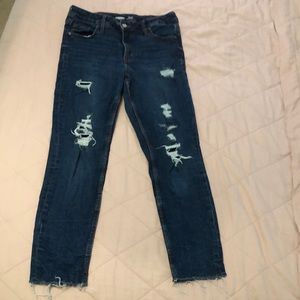 Old Navy Rockstar Super Skinny High Rise Jeans- Dark wash Size 10